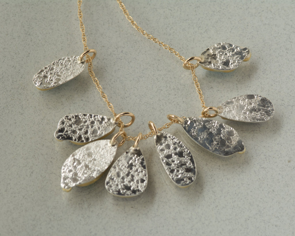 Australian Opal Pendant: 22K Gold, Sterling Silver Back, OOAK