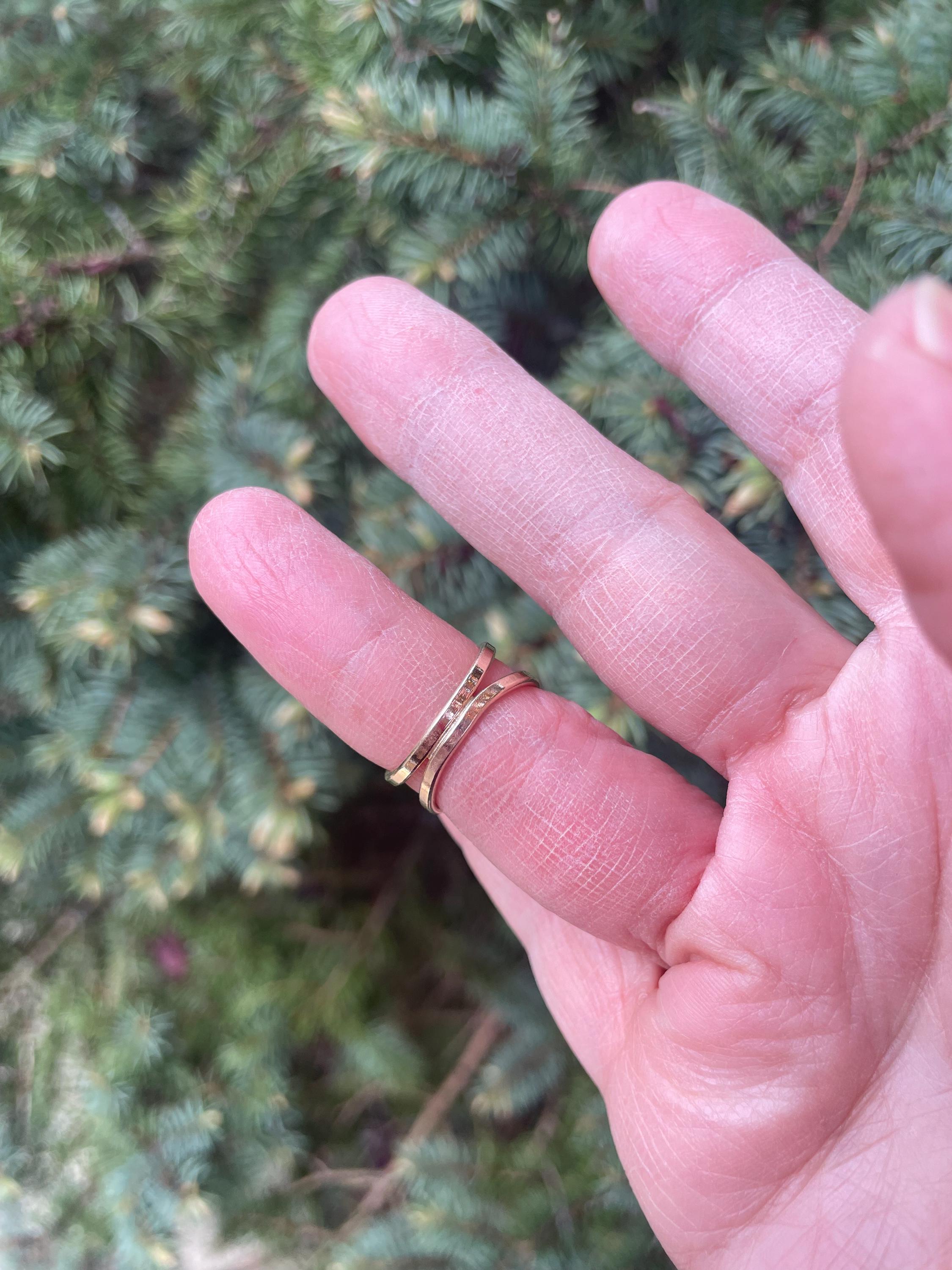 Rainbow Moonstone Diamond Cocktail Ring: 18K Gold, Argentium Silver, US Size 6.5