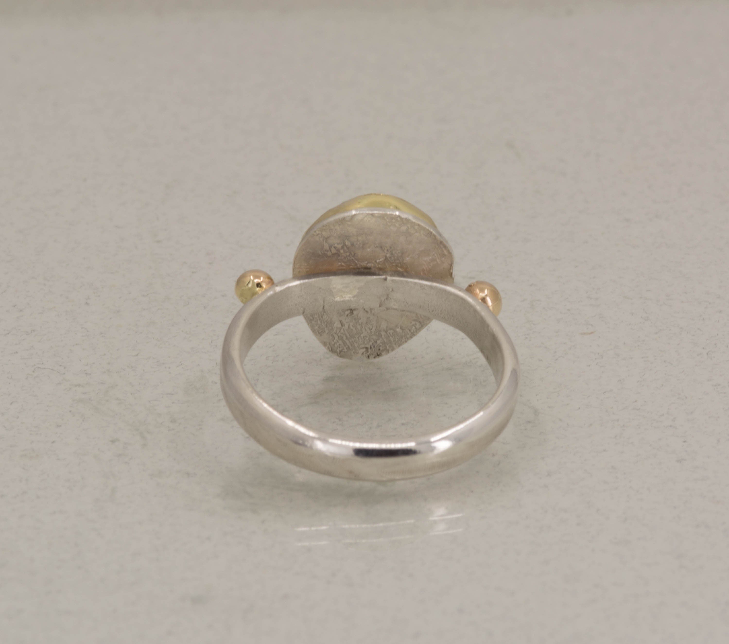 White Freshwater Pearl Ring in Sterling, June Birthstone, US Size 8